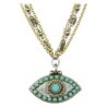 Silver and Blue Evil Eye Necklace | Jewelry | Judaica
