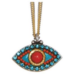 Coral Sea Evil Eye Necklace | Jewelry | Judaica