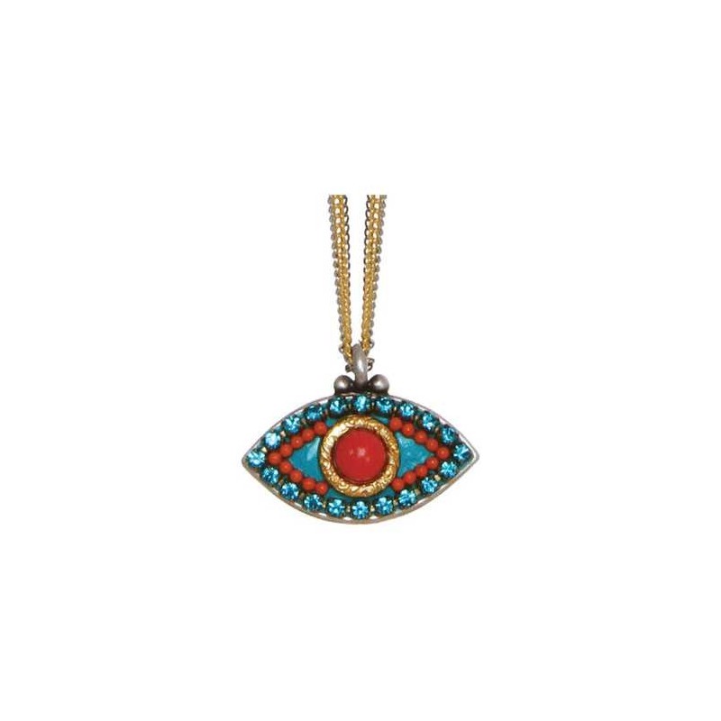 Coral Sea Evil Eye Necklace | Jewelry | Judaica