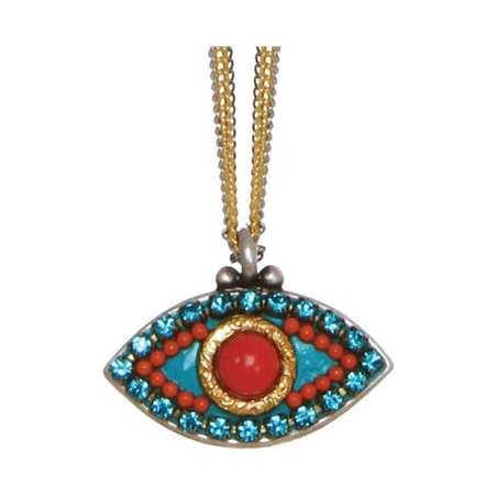 Coral Sea Evil Eye Necklace | Jewelry | Judaica