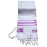 Striped Acrylic Tallit - Purple | Tallit/Tallis | Judaica