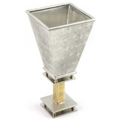 Square Patchwork Kiddush Cup | Kiddush Cups | Judaica