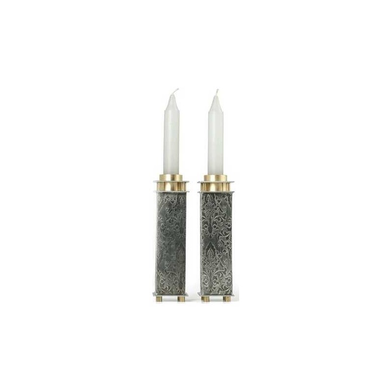 Short Square Candlesticks | Candle Holders | Judaica