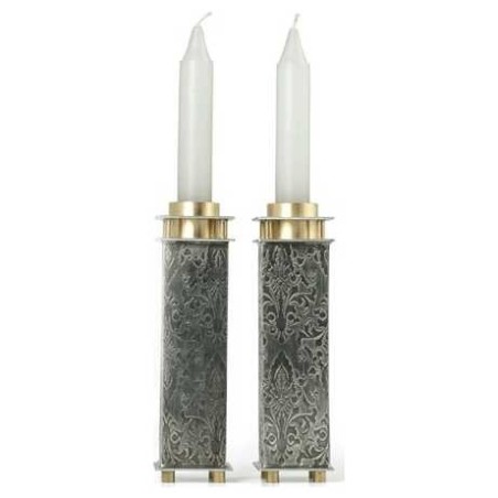 Short Square Candlesticks | Candle Holders | Judaica