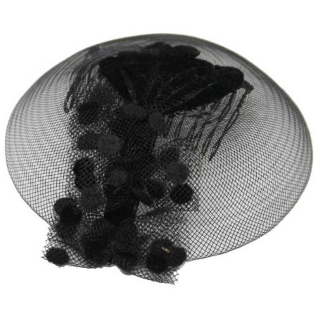 Black Velvet Women's Headcover | Kippahs | Judaica