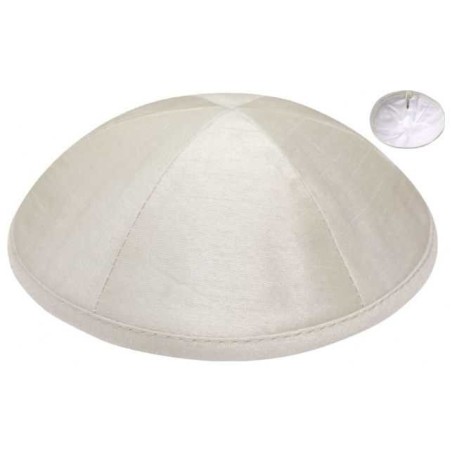 Personalized Raw Silk Kippahs | Kippahs | Judaica
