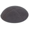 Dark Gray Suede Kippah | Kippahs | Judaica