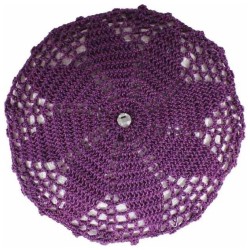 Ladies Crocheted Head Covers - Purple | Kippahs | Judaica