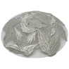 Embroidered Silver Leaves Women's Headcover | Kippahs | Judaica