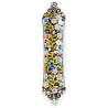 Jeweled Floral Mezuzah Case | Mezuzahs | Judaica