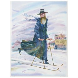 Rabbi on the Move | Art | Judaica