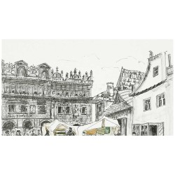 Market Place in Kuzmir | Art | Judaica