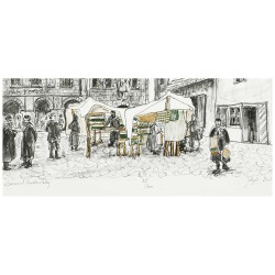 Market Place in Kuzmir | Art | Judaica