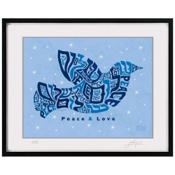 Framed Dove of Peace Wall Art | Art | Judaica