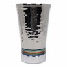Multi Stripes Hammered Kiddush Cup | Kiddush Cups | Judaica