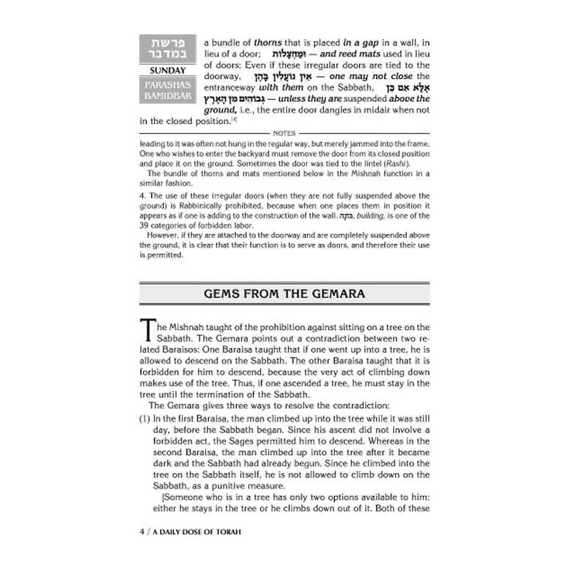 A Daily Dose of Torah Series 1 Vol 09: Weeks of Ba | Books | Judaica