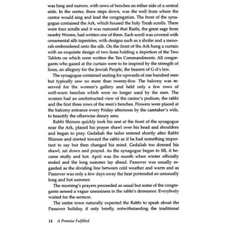 A Promise Fulfilled [Shaar Press] Paperback | Books | Judaica