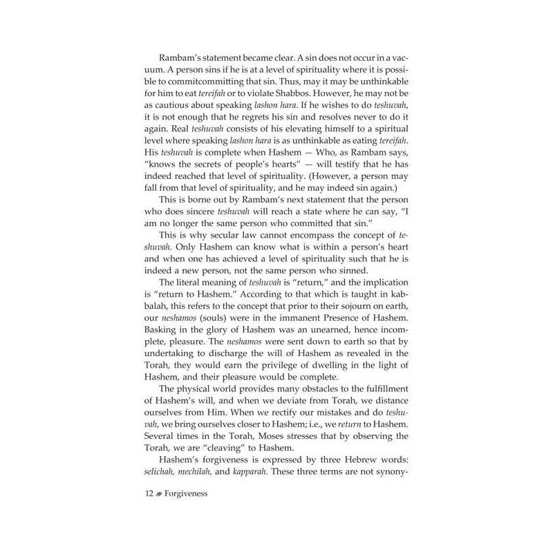 Forgiveness | Books | Judaica