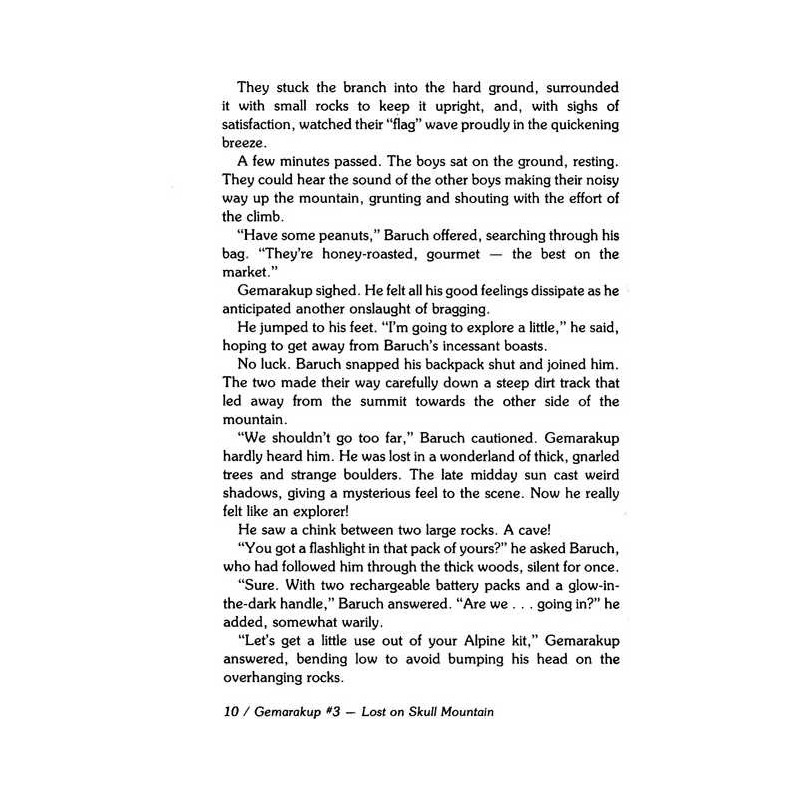 Gemarakup Super Sleuth Volume 3: Lost on Skull Mou | Books | Judaica