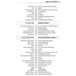 Interlinear Succos Machzor Full Size Ashkenaz | Books | Judaica