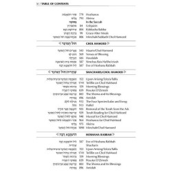 Interlinear Succos Machzor Full Size Ashkenaz - Al | Books | Judaica