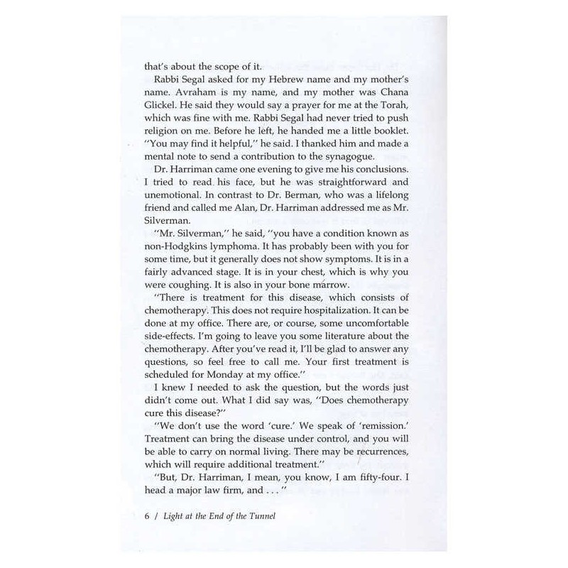 Light at the End of the Tunnel - Hardcover | Books | Judaica