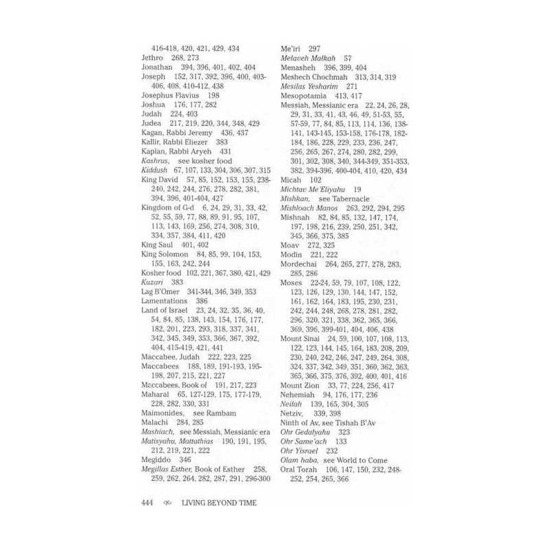 Living Beyond Time - Hardcover | Books | Judaica