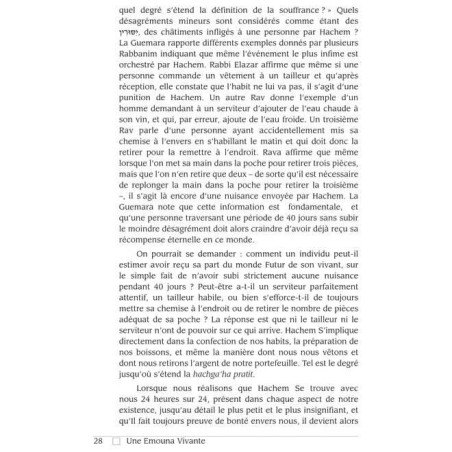 Living Emunah - French Edition Hardcover | Books | Judaica