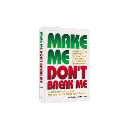 Make Me, Don't Break Me - Hardcover | Books | Judaica