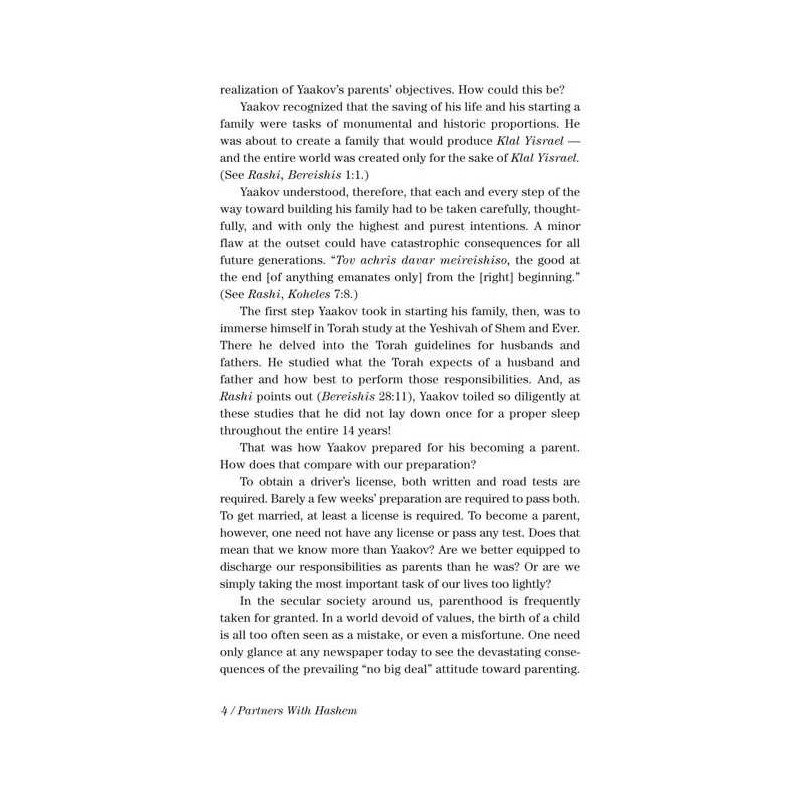 Partners With Hashem - Hardcover | Books | Judaica