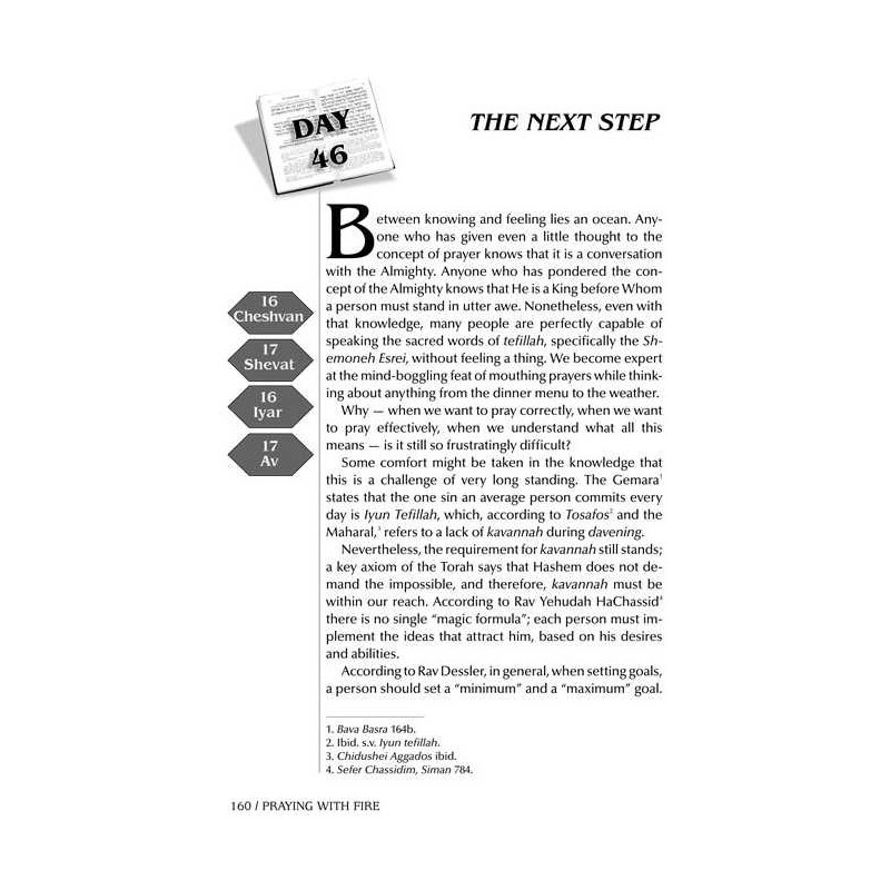 Praying with Fire - Pocket Size Hardcover | Books | Judaica