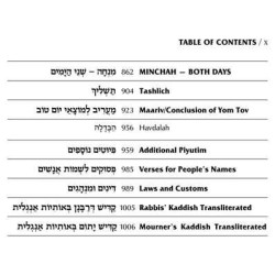 Pocket Interlinear Machzor 2 Volume Slipcased Set  | Books | Judaica