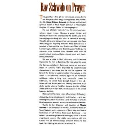 Rav Schwab - On Prayer - Hardcover | Books | Judaica