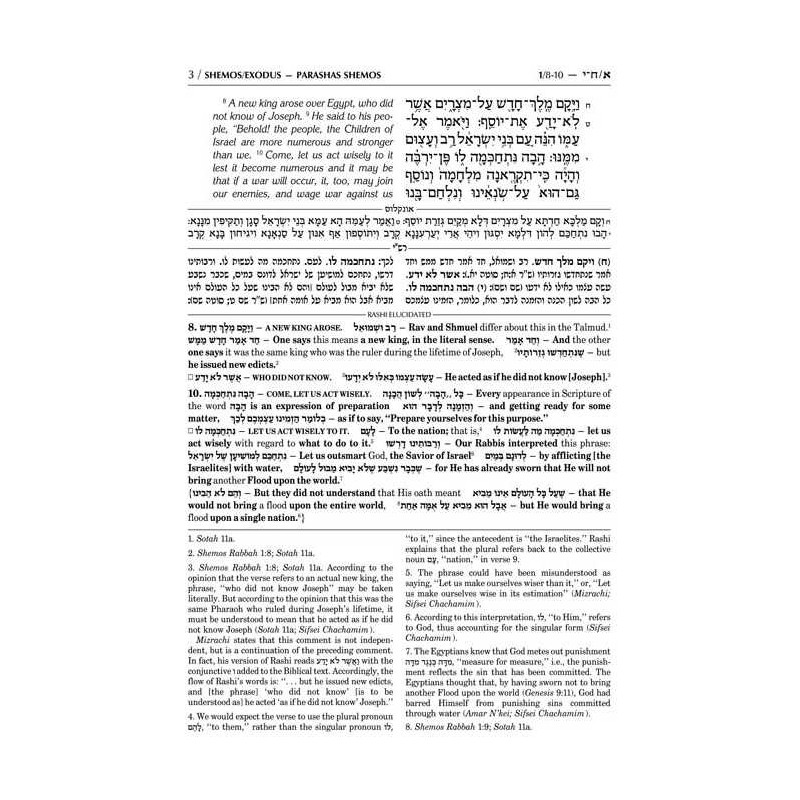 Sapirstein Edition Rashi - 2 - Shemos - Full Size | Books | Judaica