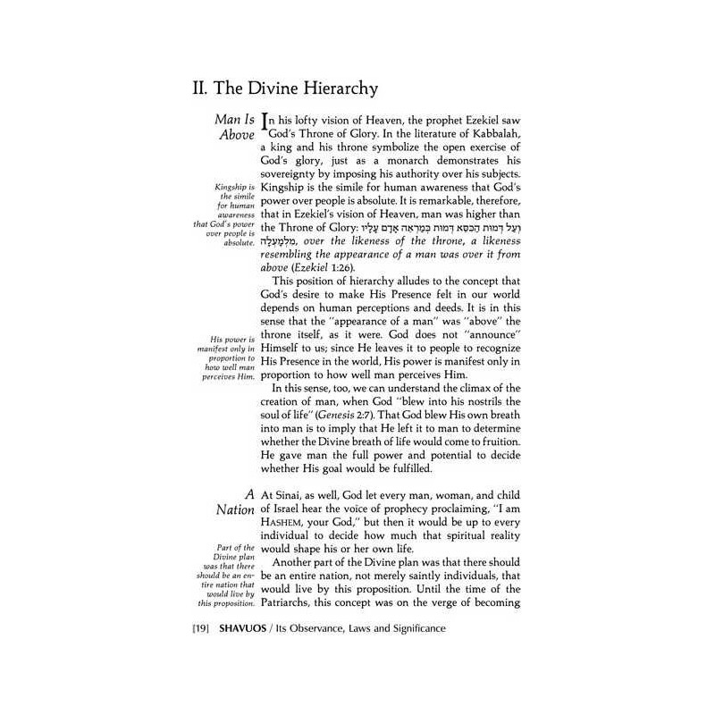 Shavuos: Its Observance, Laws, And Significance | Books | Judaica