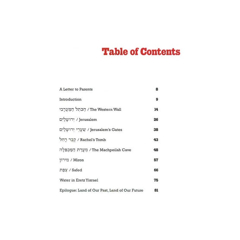 Take Me to the Holy Land - Hardcover | Books | Judaica