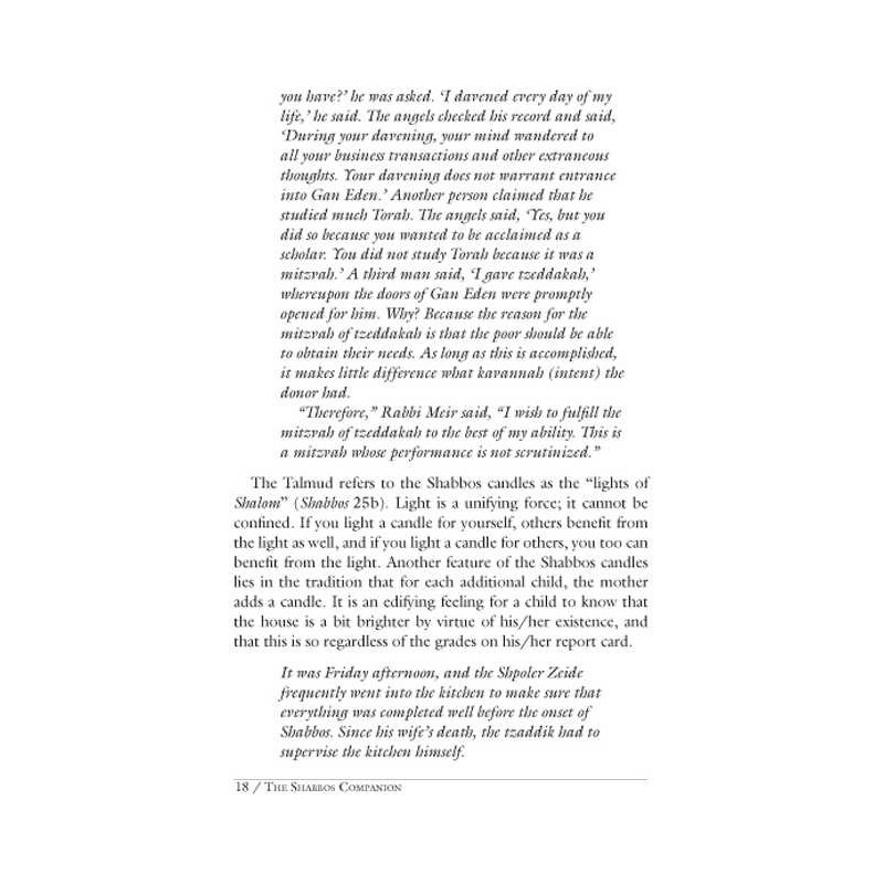 The Shabbos Companion - Hardcover | Books | Judaica