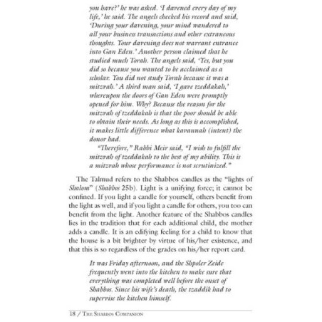 The Shabbos Companion - Hardcover | Books | Judaica