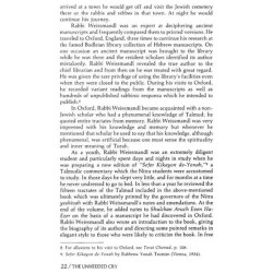 The Unheeded Cry - Hardcover | Books | Judaica