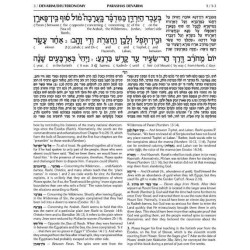 Schottenstein Ed Interlinear Chumash Vol 5: Devari | Books | Judaica