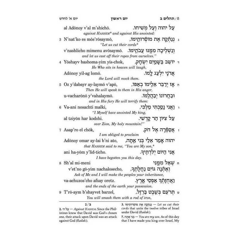Seif Edition Tehillim: Transliterated Linear - Poc | Books | Judaica