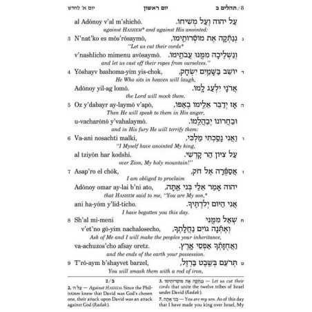 Seif Edition Tehillim: Transliterated Linear - Poc | Books | Judaica