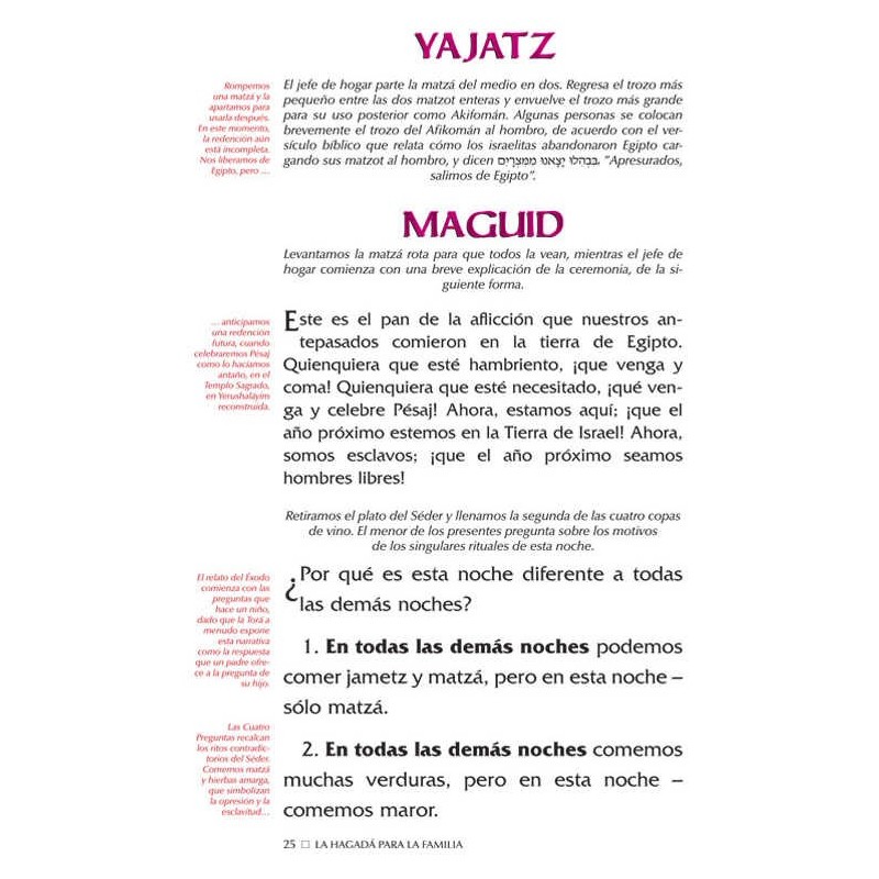 Haggadah:Family Haggadah-Spanish Edition - Paperba | Passover | Judaic