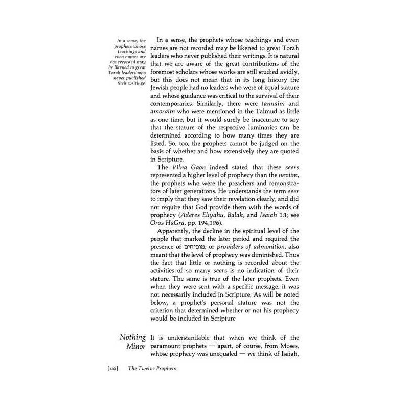 Trei Asar I / Twelve Prophets I - Hardcover | Books | Judaica