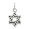 Sterling Silver Antiqued Star of David Pendant | Jewelry | Judaica