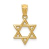 14k Polished Yellow Gold Star of David Pendant | Jewelry | Judaica