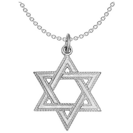 Deluxe Sterling Silver Star of David Pendant | Jewelry | Judaica