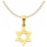 14k Yellow Gold Interlocking Star of David Pendant | Jewelry | Judaica