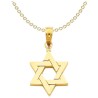 14k Yellow Gold Classic Star of David Pendant | Jewelry | Judaica