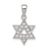 Sterling Silver CZ Overlaid Star of David Pendant | Jewelry | Judaica